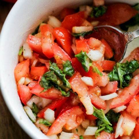 Easy Fresh Bruschetta Recipe - Family Fresh Meals Recipe