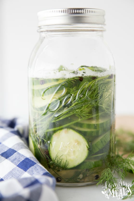 Easy Refrigerator Pickles