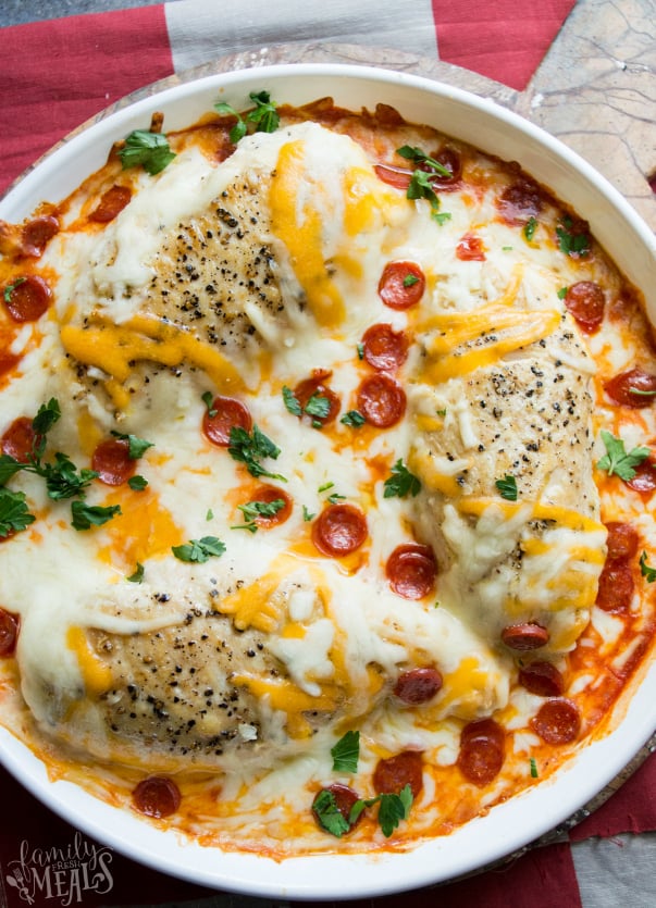 Pizza Chicken Bake - Family Fresh Meals Recipe