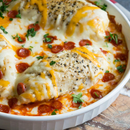 Pizza Chicken Bake Recipe - Family Fresh Meals Recipe