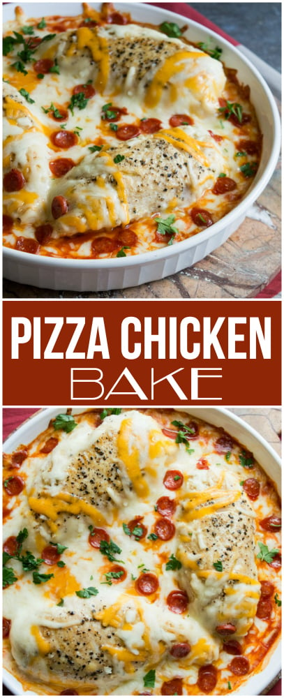 Pizza Chicken Bake Recipe - Family Fresh Meals