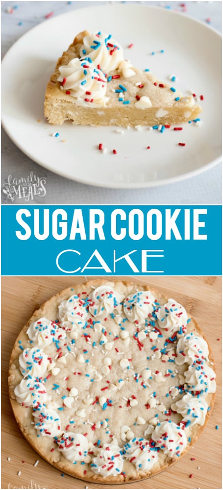 Sugar Cookie Cake Recipe -- Family Fresh Meals Recipe