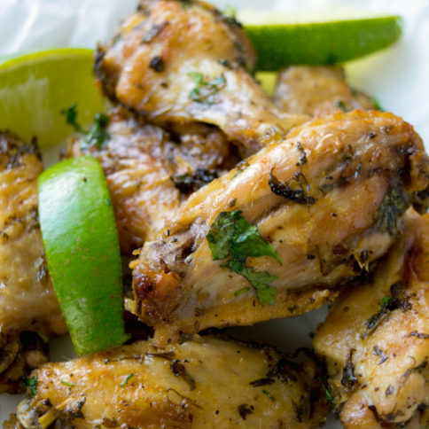Cilantro Lime Chicken Wings - Family Fresh Meal Recipe