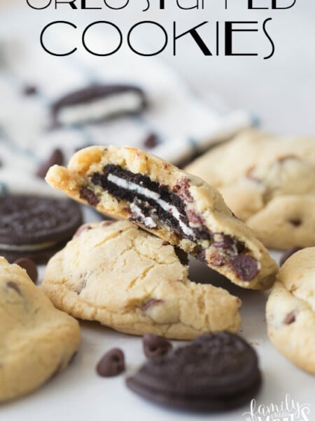 Jumbo Oreo Stuffed Chocolate Chip Cookies - Family Fresh Meals Recipe