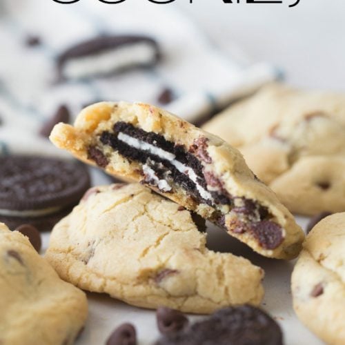 Jumbo Oreo Stuffed Chocolate Chip Cookies - Family Fresh Meals Recipe