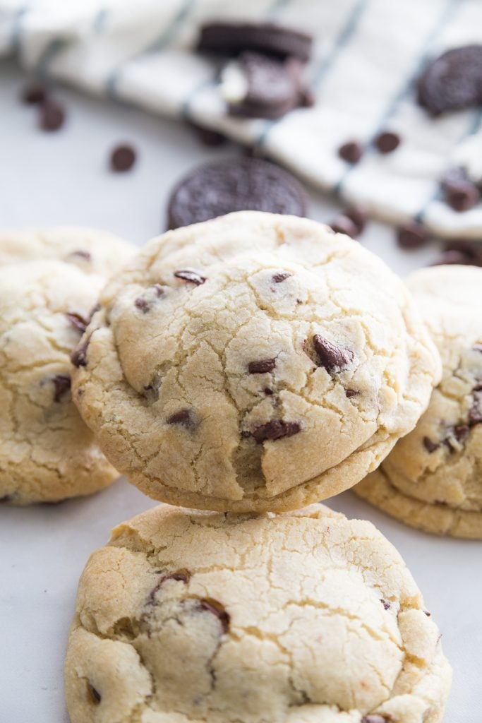 Jumbo Oreo Stuffed Chocolate Chip Cookies Recipe - Family Fresh Meals