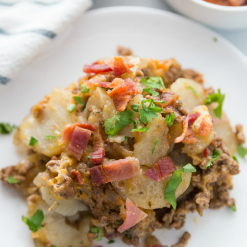 Crockpot Cheesy Cowboy Potatoes Recipe - Family Fresh Meals Recipe