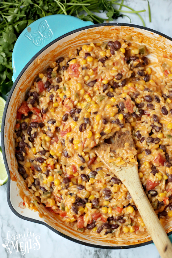 Cheesy Enchilada Orzo Recipe - Family Fresh Meals Recipe