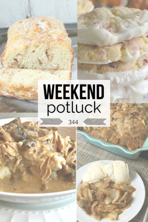 Cinnamon Roll Quick Bread Weekend Potluck Recipe -- Family Fresh Meals