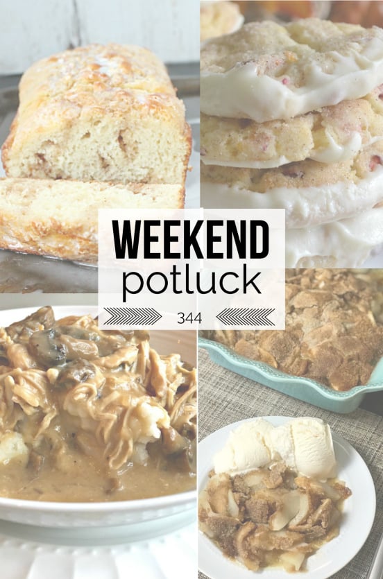 Cinnamon Roll Quick Bread Weekend Potluck Recipe