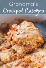 Grandma's Crockpot Lasagna - Family Fresh Meals