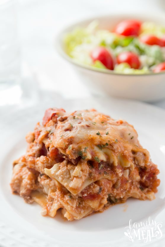 Grandma's Crockpot Lasagna - Family Fresh Meals Recipe 