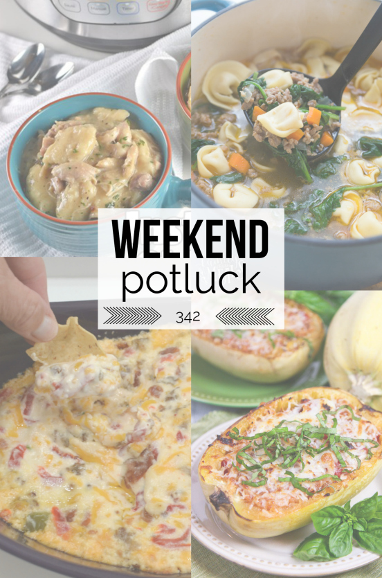 Weekend Potluck Instant Pot Chicken Dumplings - Family Fresh Meals