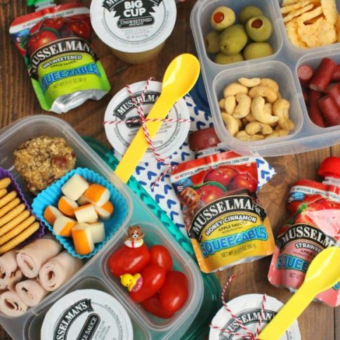 Healthy Lunchbox Ideas with Family Fresh Meals and Musselman's