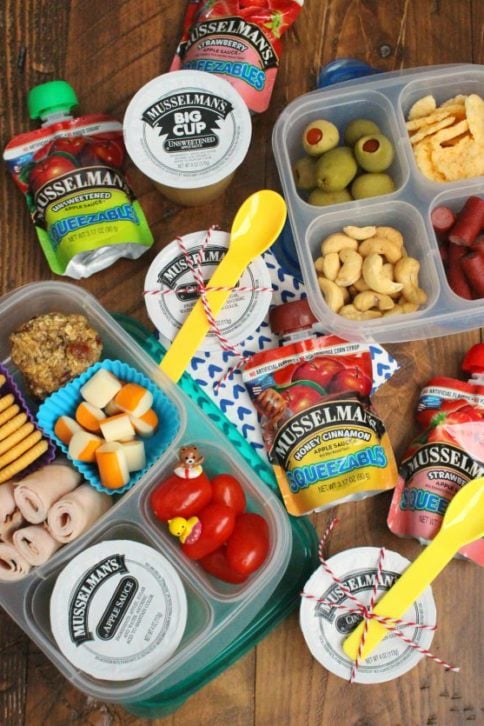 Healthy Lunchbox Ideas with Family Fresh Meals and Musselman's