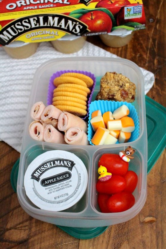 Healthy Lunchbox Ideas with Family Fresh Meals and Musselman's