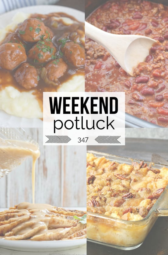 Pecan Pie Bread Pudding Weekend Potluck Recipe - Family Fresh Meals