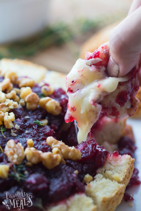 Pull Apart Cranberry Brie Bread Bowl Recipe - Family Fresh Meals