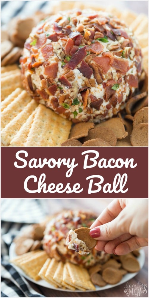 Savory Bacon Cheese Ball Recipe -- Family Fresh Meals