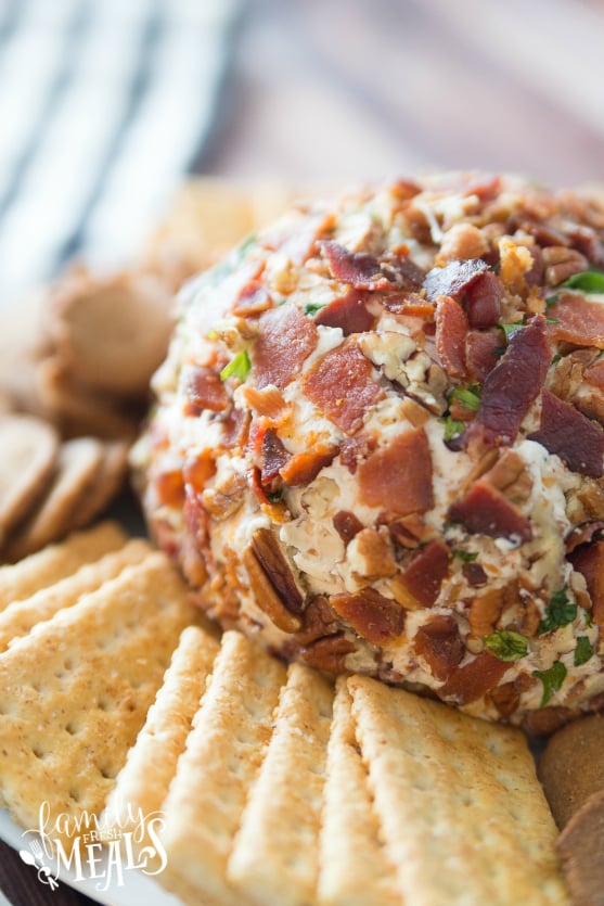 Savory Bacon Cheese Ball Recipe - Family Fresh Meals