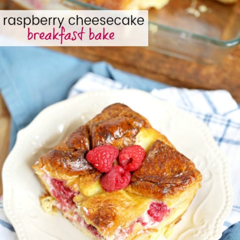 Raspberry Cheesecake Breakfast Bake Recipe - Family Fresh Meal