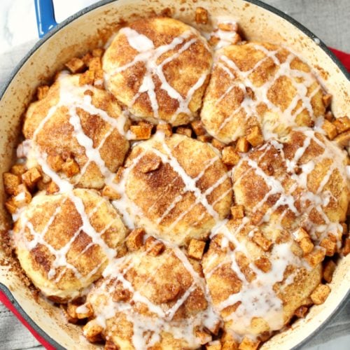 Skillet Apple Pie Dessert Biscuits Recipe - Family Fresh Meals