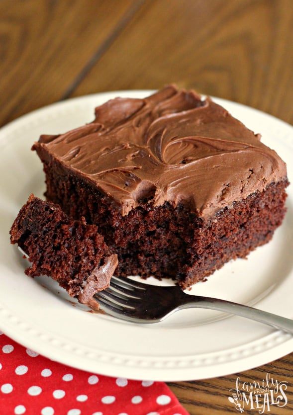 Sour Cream Chocolate Cake Recipe - Family Fresh Meals