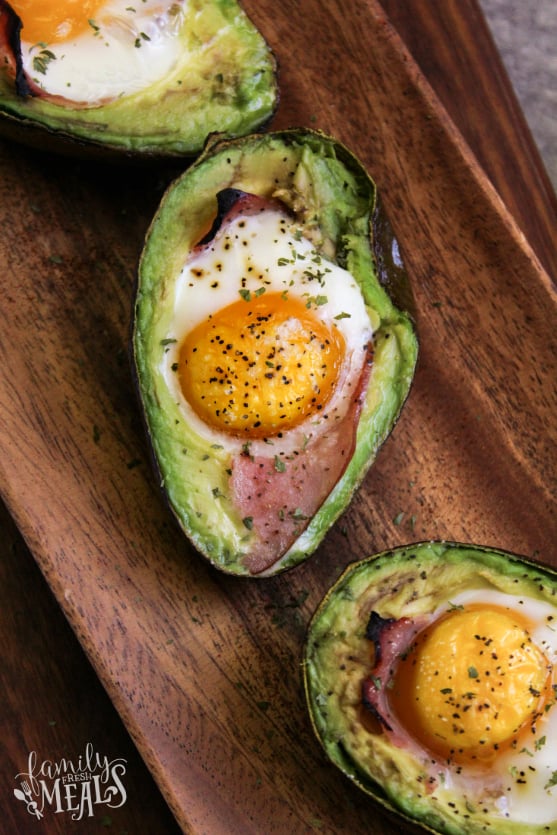 Avocado Egg Bake Recipe - Family Fresh Meals
