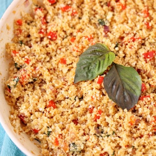 Thai Basil Cauliflower Rice Recipe - Family Fresh Meals