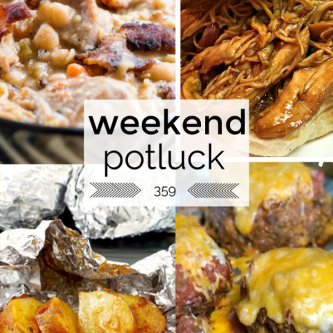 Weekend Potluck Recipes featured on Family Fresh Meals
