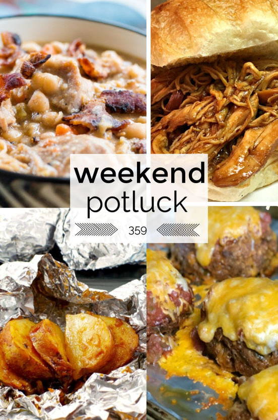 Weekend Potluck Recipes featured on Family Fresh Meals