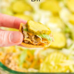 Bacon Cheeseburger Dip Recipe -- Family Fresh Meals