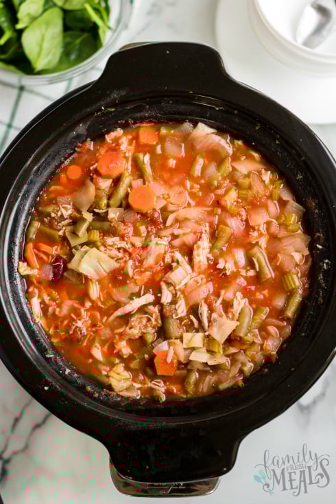 Crockpot Detox Soup Recipe - Healthy soup recipe in slow cooker - Family fresh meals