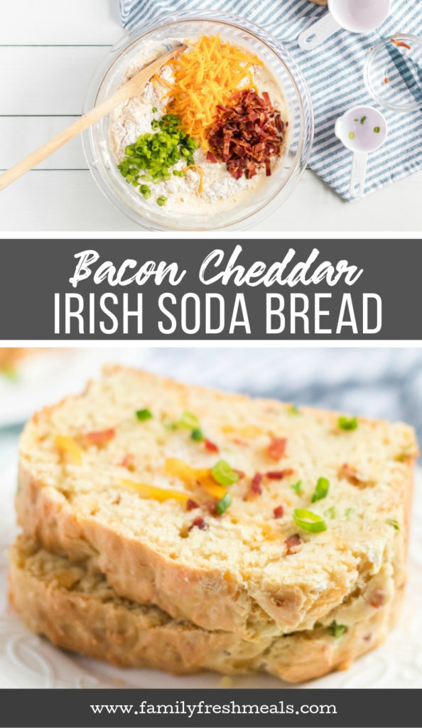 Bacon Cheddar Irish Soda Bread Recipe - Family Fresh Meals Recipe -