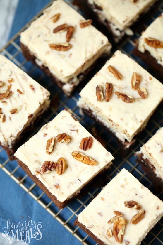 Butter Pecan Brownies - Family Fresh Meals recipe
