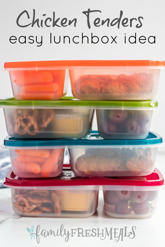 Chicken Tenders Lunchbox Idea - Family Fresh Meals Easy Lunch Idea