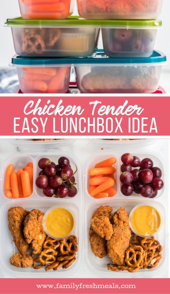 Chicken Tenders Lunchbox Ideas from Family Fresh Meals