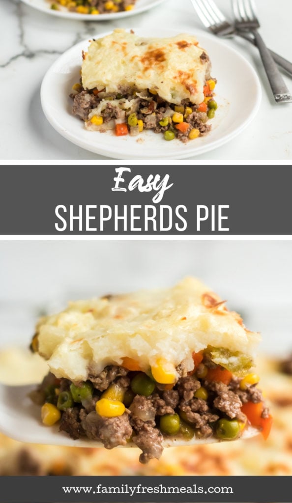 Easy Shepherds Pie Recipe from Family Fresh Meals