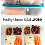 Healthy Chicken Salad lunchbox Idea - A great work or school lunch idea! - Family Fresh Meals recipe