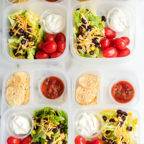 Healthy Taco Salad Lunchbox Idea - Family Fresh Meals school and work lunch idea