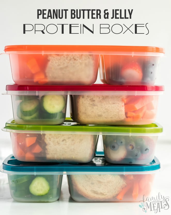 Peanut Butter Jelly Protein Box Recipe - Family Fresh Meals