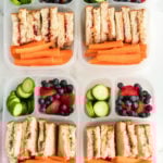 Peanut Butter Jelly Protein Lunch Box - Easy Lunchbox Idea - Family Fresh Meals