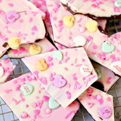 Valentine's Day Chocolate Bark Recipe - Family Fresh Meals