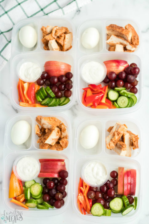 Weight Watchers Zero Point Lunchbox - Healthy work lunchbox idea - Family Fresh Meals