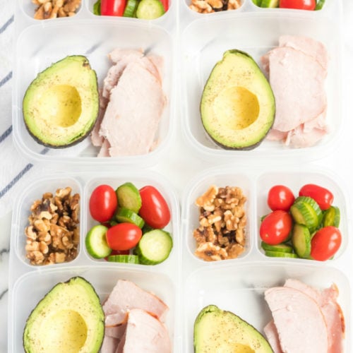 Avocado Keto Lunchbox Idea - Family Fresh Meals Easy Lunch idea