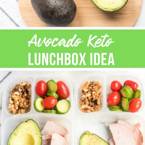 Avocado Keto Lunchbox Idea from Family Fresh Meals