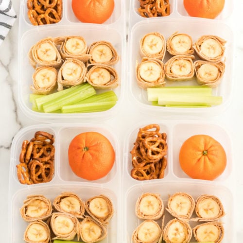 Banana Roll Up Lunch Box Idea - Family Fresh Meals