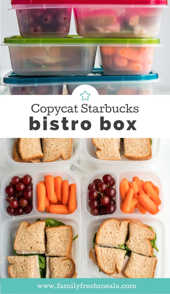 Copycat Starbucks Bistro Box Lunch Box from Family Fresh Meals