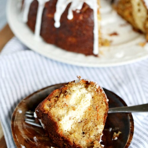 Cream Cheese Carrot Bundt Cake - Family Fresh Meals Recipe