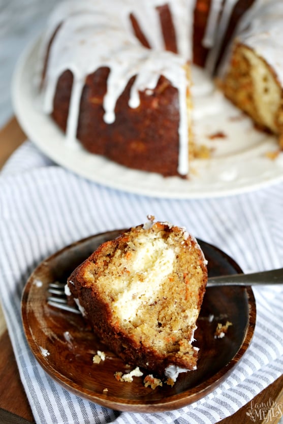 Cream Cheese Carrot Bundt Cake - Family Fresh Meals Recipe